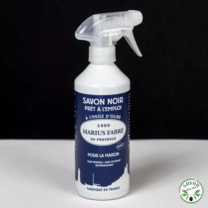 Jabón negro líquido especial con aceite de oliva - Marius Fabre - Spray 500 ml