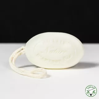 Savon corde au lait d'ânesse bio - Nature - 200 gr