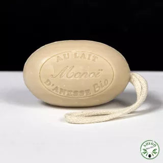 Sabonete de leite de burro orgânico - Monoï - 200 gr