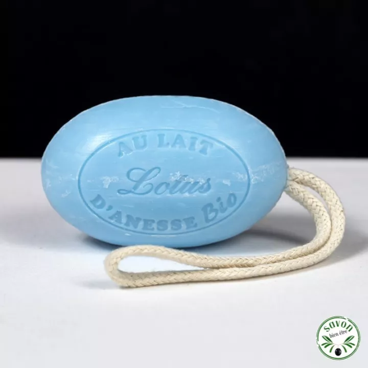 Jabón de leche de burro orgánico - Flores de loto - 200 gr