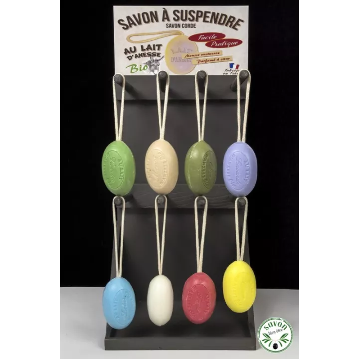 Jabón de leche de burro orgánico - Flores de loto - 200 gr