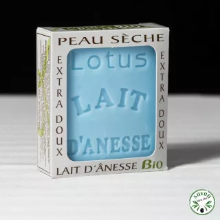 Savon au lait d'ânesse Bio - Fleur de Lotus