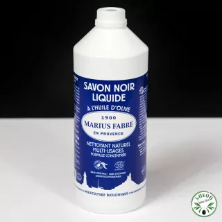 Savon noir liquide multi-usages huile d'olive - Marius Fabre - 1L