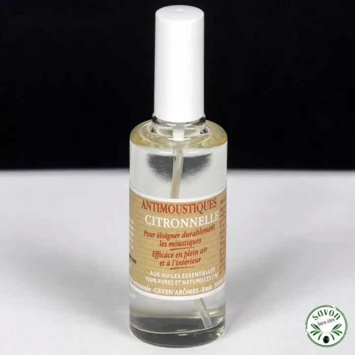 Antimústicos com óleo essencial de Citronnelle - Spray 50 ml