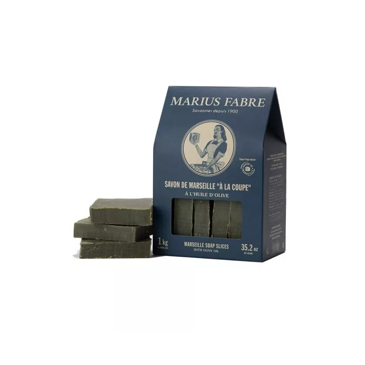 Sapone Marsiglia con olio d'oliva - 1kg -No- Marius Fabre