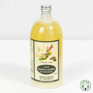 Sapone liquido di Marsiglia Marius Fabre 1L - Parfum Amande amaro