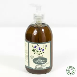 Savon liquide de Marseille Marius Fabre 500 ml - Parfum Violette