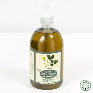 Savon liquide de Marseille Marius Fabre 1L sans parfum