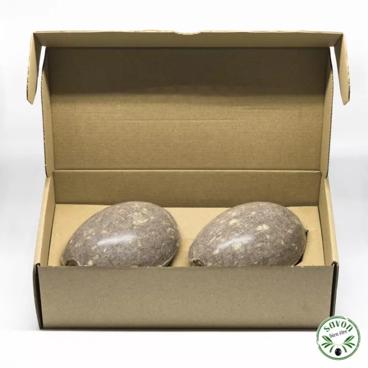 Recharge de 2 savons rotatifs pour porte savon mural