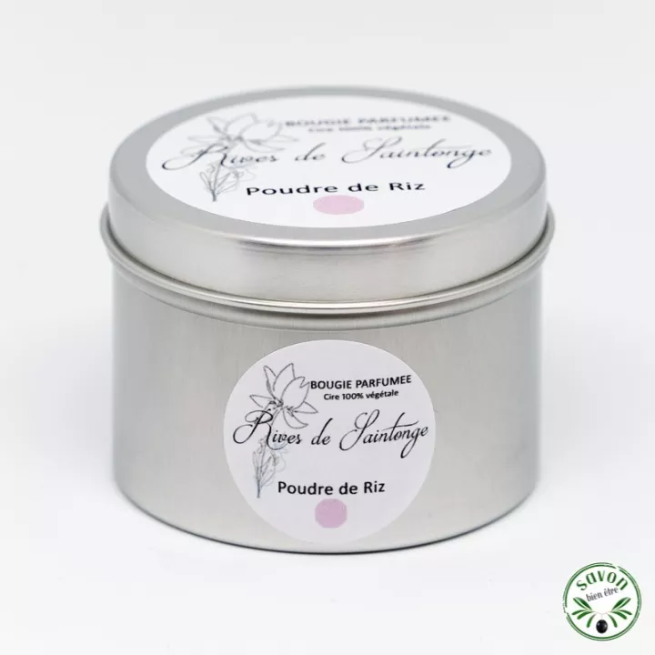 Bougie parfumée Poudre de riz 100% naturelle
