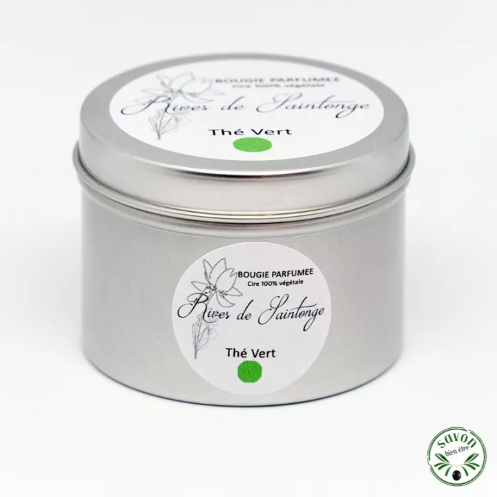 Vela de perfume 100% natural chá verde