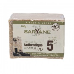 Aleppo sapone 5% olio di baia - Saryane - 200 gr