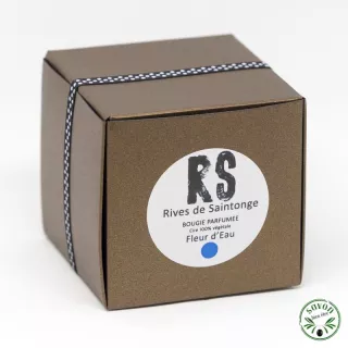 Bougie parfumée Fleur d'eau 100% naturelle