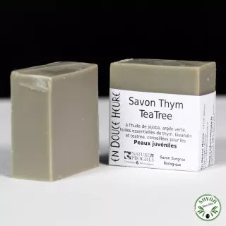 Savon Thymian Tee Baum zertifiziert biologisch Natur & Fortschritt - 100g