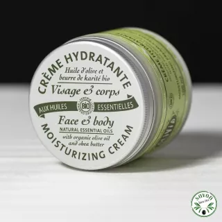 Crema hidratante de Olivia certificada orgánica Marius Fabre