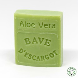 Savon au mucus ou bave d'escargot - Aloé véra- 100 g