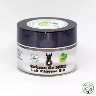 Crema per la sera al latte d'asino certificata biologica - 50 ml