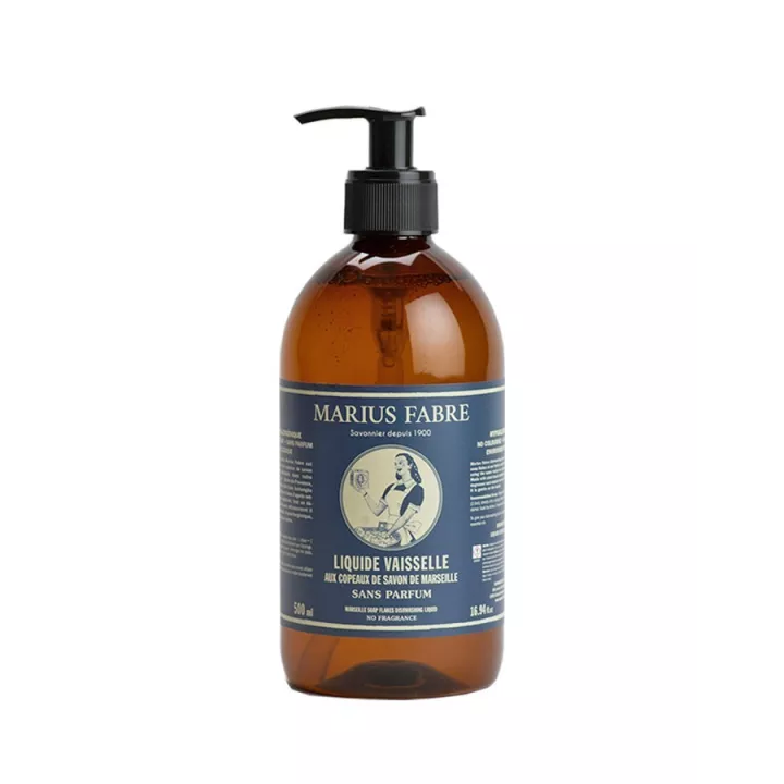Dish liquid with soap shavings in Marseille Marius Fabre - 500 ml