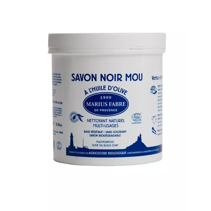 Sapone nero in pasta multiuso olio d'oliva - Marius Fabre - 1Kg
