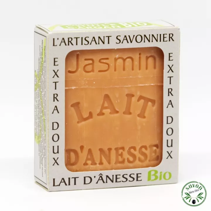 Sapone di latte d'asino biologico - Jasmin