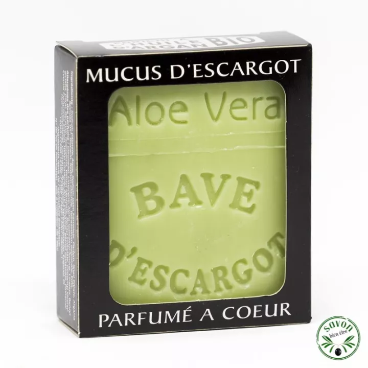 Sapone al muco o bava di lumaca - Aloe vera - 100 g