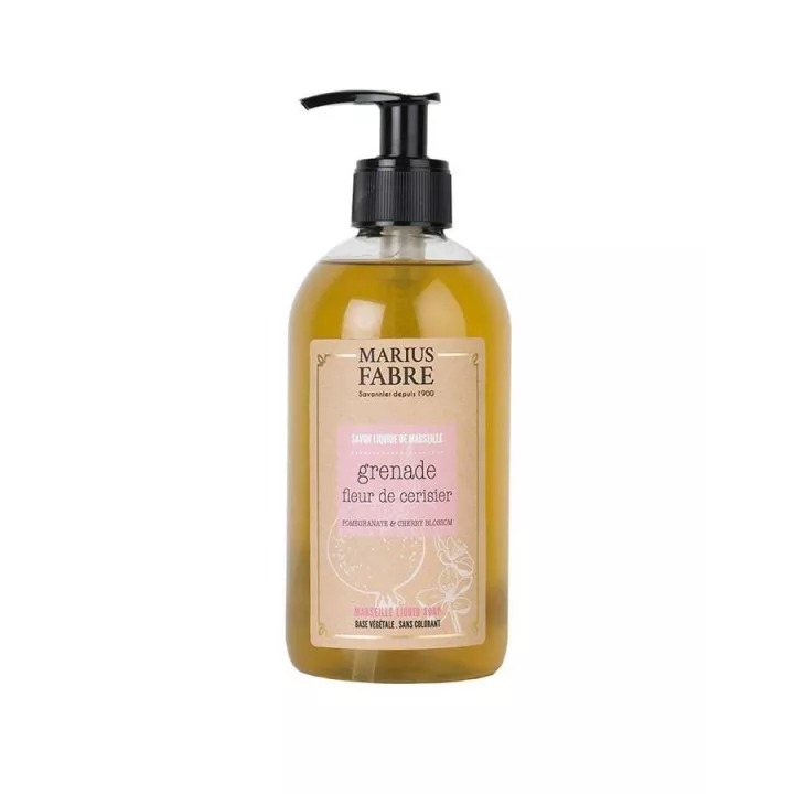 Liquid soap from Marseille - Marius Fabre - Granada and cherry blossom