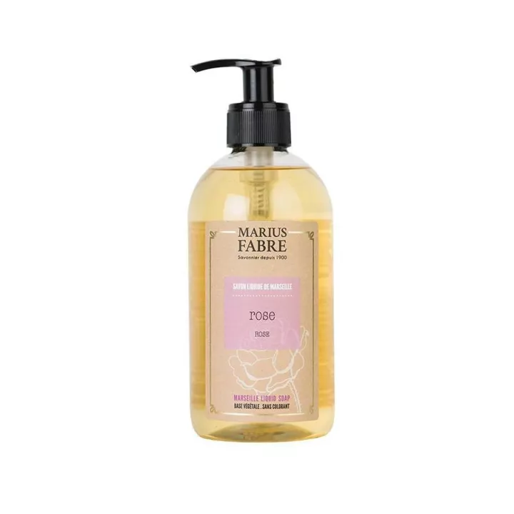 Savon liquide de Marseille - Marius Fabre - Parfum Rose