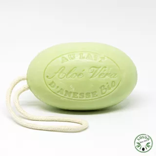 Savon corde au lait d'ânesse bio - Citron - 200 gr