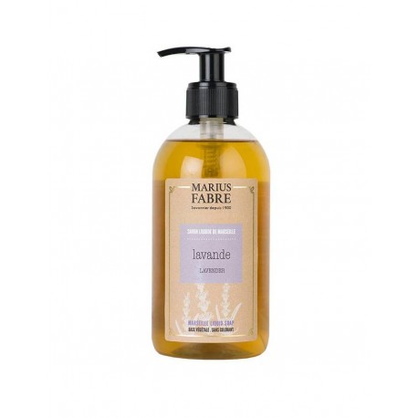 Sabonete líquido de Marselha Marius Fabre 400 ml - fragrância lavanda