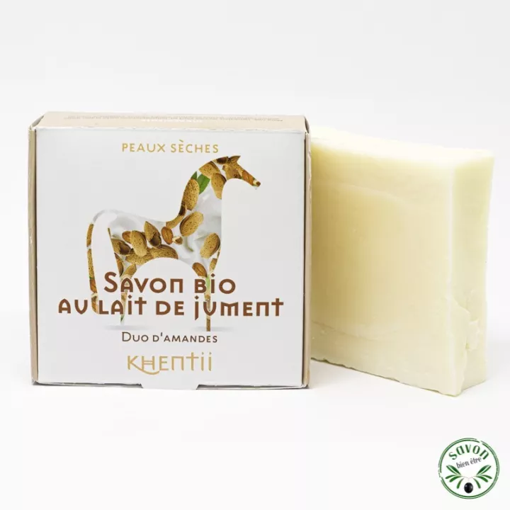 Savon 40% lait de jument frais et bio - Duo d'Amandes – Peau sèche