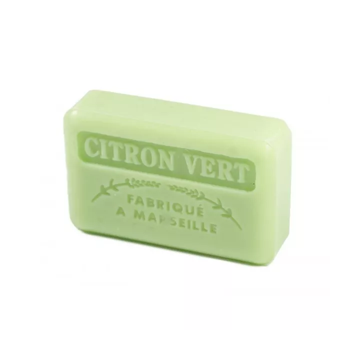 Savon parfumé - Citron vert -  enrichi au beurre de karité bio 