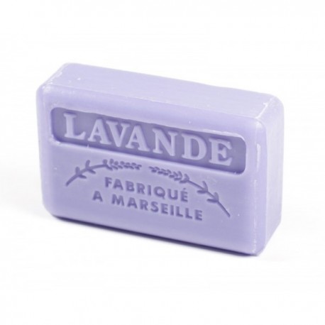 Savon parfumé - Lavande -  enrichi au beurre de karité bio - 125g