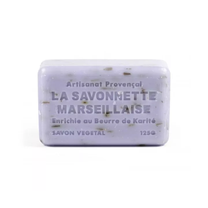 Sabonete perfumado - Flores de lavanda - enriquecido com manteiga de karité orgânica 