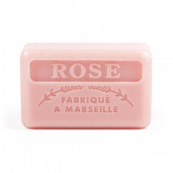 Savon parfumé - Rose -  enrichi au beurre de karité bio - 125g