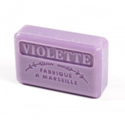 Savon parfumé - Violette -  enrichi au beurre de karité bio