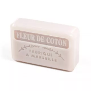 Savon parfumé à la Fleur de Coton enrichi au beurre de karité bio 