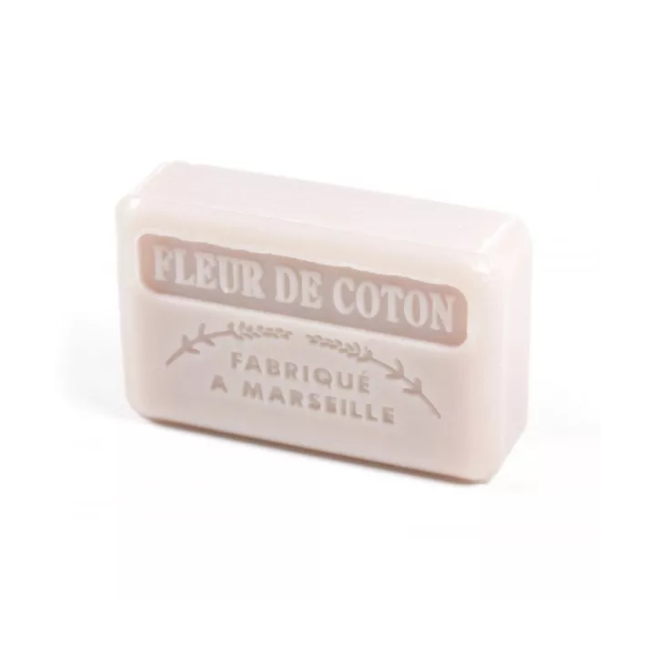 Savon parfumé à la Fleur de Coton enrichi au beurre de karité bio 