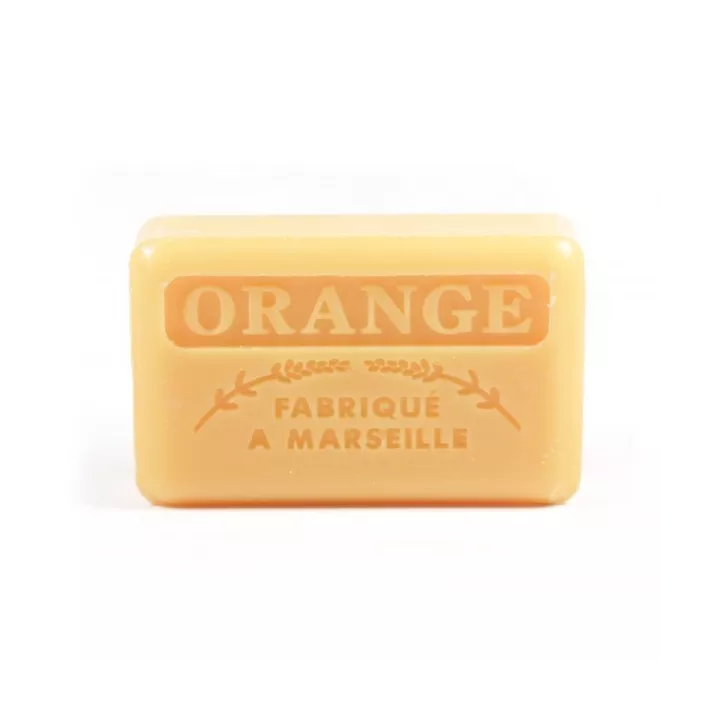 Savon parfumé à l'Orange enrichi au beurre de karité bio - 125g