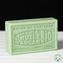 Cedarwood scented soap enriched with organic argan oil