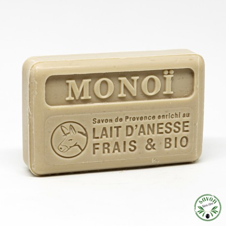 Savon au lait d’ânesse frais et bio – Monoï