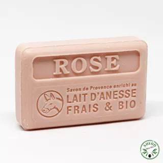 Sapone al latte d'asina fresco e biologico – Rosa
