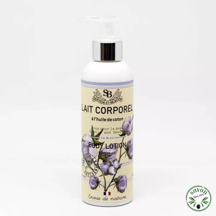 Body milk with cotton oil - 200 ml
