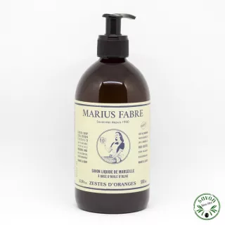 Savon liquide de Marseille Marius Fabre 1L sans parfum