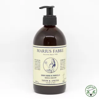 Sapone liquido da Marsiglia - Thym e Aneth - Marius Fabre - 500 ml