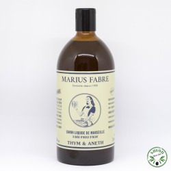 Savon liquide de Marseille Marius Fabre 1L sans parfum