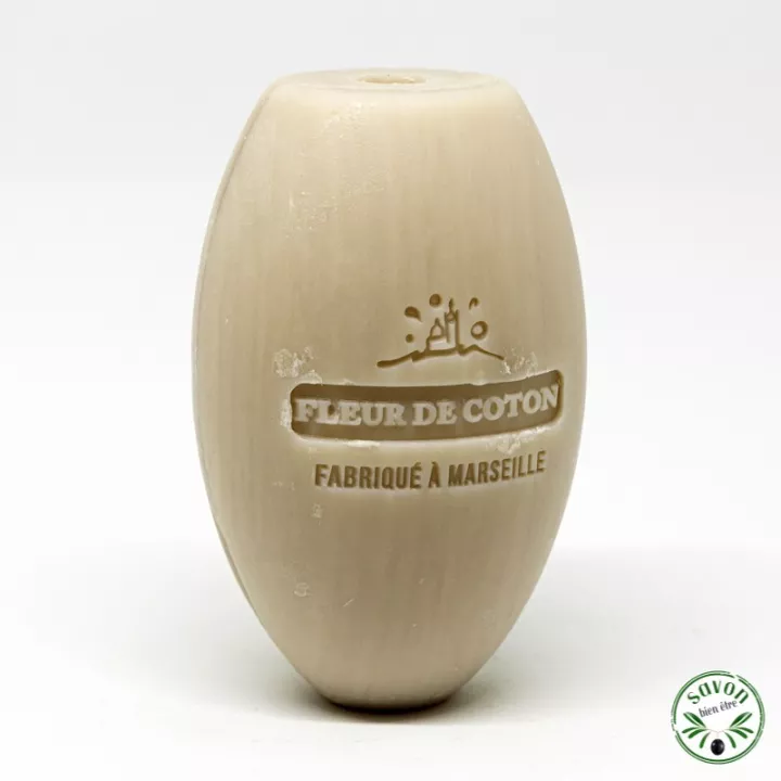 Recharge porte-savon rotatif ou savon corde – Fleur de coton