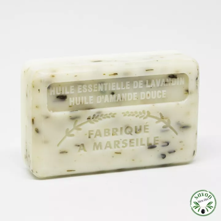 Savon duo Lavandin – Almendras frescas – Mantequilla orgánica de Shea – 125 g