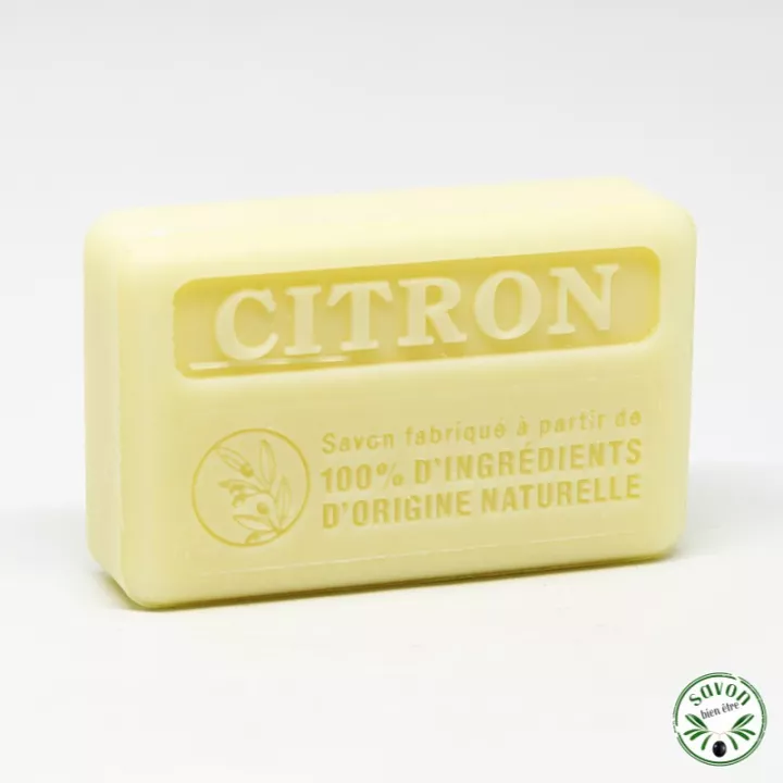 Zitronenseife mit Olivenöl, Bio-Sheabutter