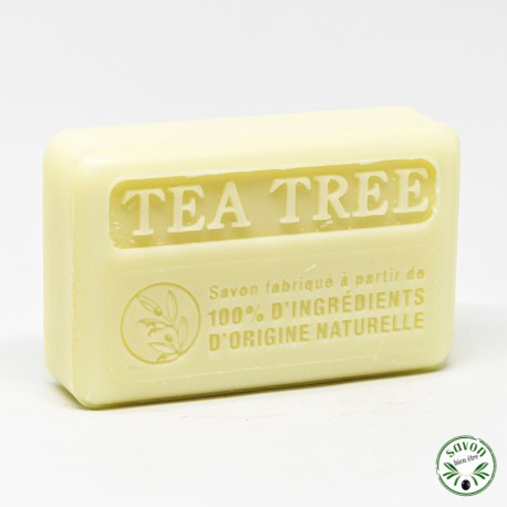 Soap Árbol de té, aceite de oliva, manteca de karité orgánica