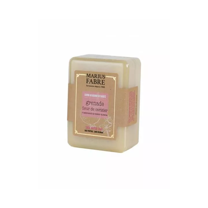 Sabonete de manteiga de karité com flor de cereja e romã – Marius Fabre